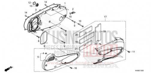 SEITENABDECKUNG, LINKS NSS125ADM de 2021